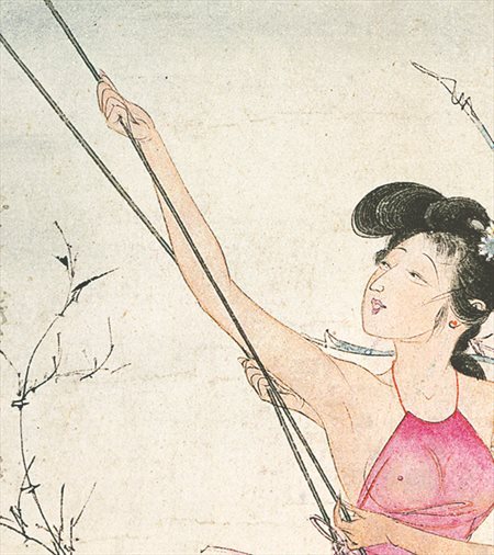 明水-胡也佛的仕女画和最知名的金瓶梅秘戏图